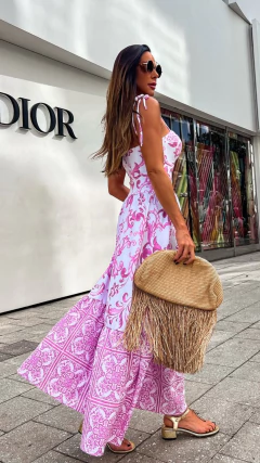 Vestido Rosa Claro Thiara - loja online