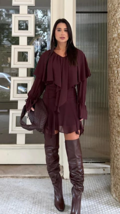 Conjunto Blusa E Saia Lili | Salgunamu Boho