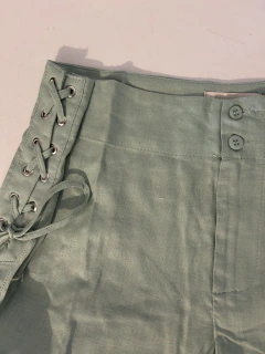 Conjunto Cris de corset e calça em linho com viscose | Salgunamu - Tati Bernardo 