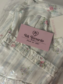 Conjunto Maitê de corset e calça em algodão | Salgunamu - comprar online