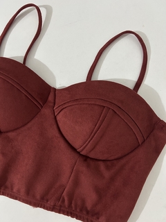 Conjunto Cropped Saia Franjas Mari Boho na internet