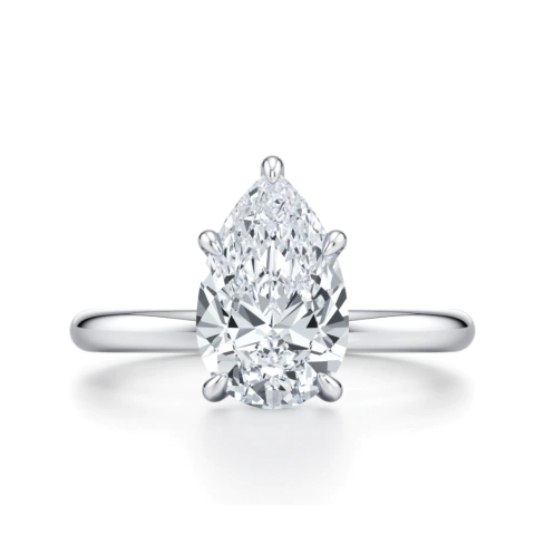 Anillo Solitario Gota en Plata 925 - comprar online