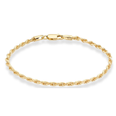 Pulsera Tourbillon Oro Italiano 18 Kilates 2 mm