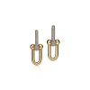 Aros Hard Wear Link Charm Dorados