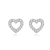 Aros Corazon Plata 925