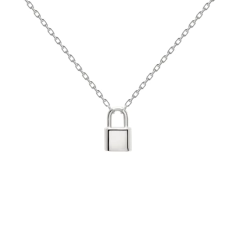 Collar Candado Lock Acero Antialergico