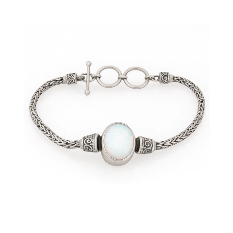 Pulsera Opalo Espejo del Alma en Plata 925 - comprar online