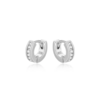 Mini Argollitas Huggies 12 mm Plata 925