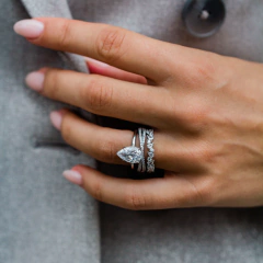 Anillo Solitario Gota en Plata 925 en internet