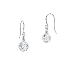 Aros Colgante Crystal Sw Plata 925