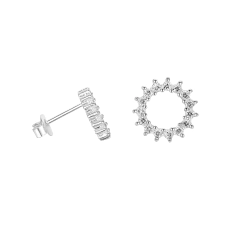 Aros Sol Celestial en Plata 925