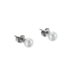 Aros Perlas pasantes de Acero Antialergico 6 mm