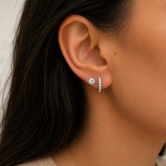 Aros Crystal Swarovski 0000 en Plata 925 - comprar online