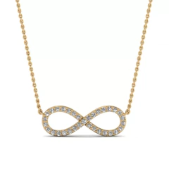Collar Infinito Plata 925 Dorada