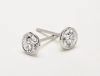 Aros Punto Luz Crystal Sw. Plata 925