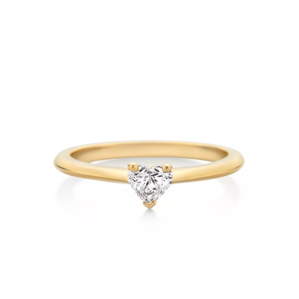 Anillo Corazon Oro Italiano 18 Kilates 5 Mm thumbnail 3
