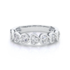 Anillo Medio Sin Fin Corazones Plata 925