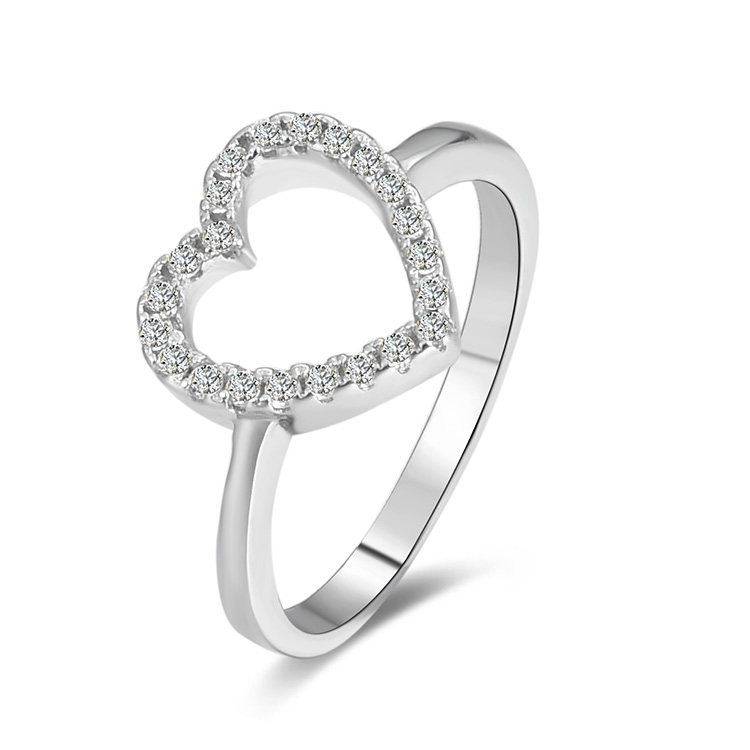 Anillo Corazon Amor Plata 925 thumbnail 3