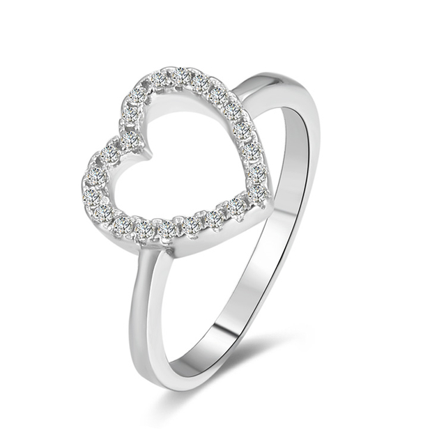 Anillo Corazon Amor Plata 925 thumbnail 2
