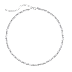 Gargantilla Bolitas Plata 925 3 mm