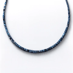 Imagen de Collar Cristales y Plata 925 Dorada