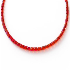 Collar Cristales y Plata 925 Dorada - Il Gioiello 