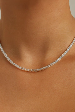 Collar Cristales y Plata 925 Dorada - comprar online