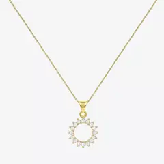 Collar Sol Celestial en Plata 925 Dorada - comprar online