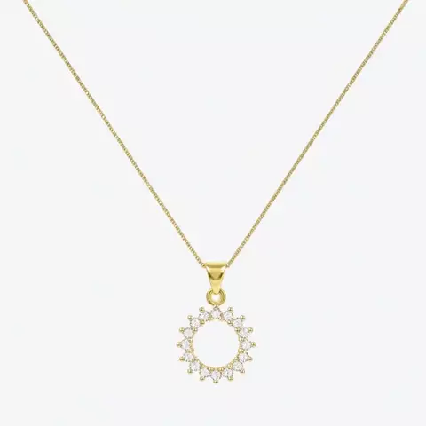 Collar Sol Celestial en Plata 925 Dorada - comprar online