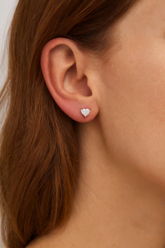 Aros Corazon de Luz Plata 925 Dorada en internet