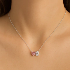 Collar Toi et Moi en Plata 925 - comprar online