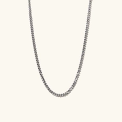 Cadena Curb para Hombre Hombre Acero Inoxidable