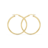 Argollas Cinta Plata Italiana 925 Dorada 24mm