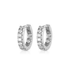 Argollas Huggies Signature Plata 925