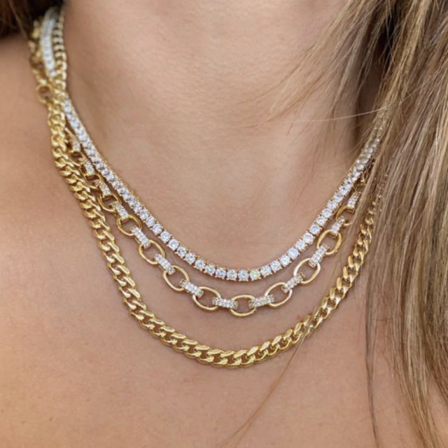 Collar Carpenter Acero Dorado thumbnail 2