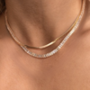 Collar Millenia Acero Dorado