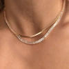 Collar Millenia Acero Dorado