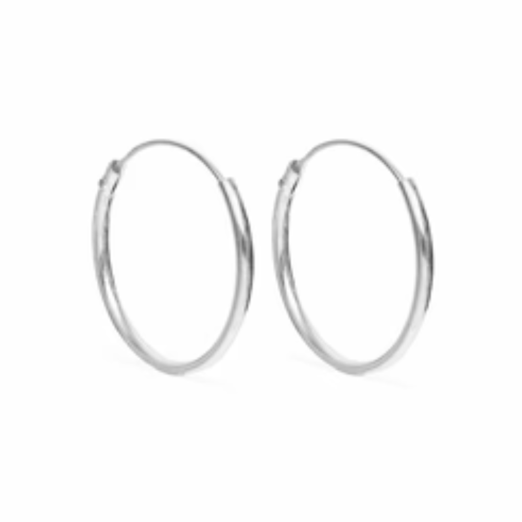 Argollas Cubanas Plata 925 20 Mm thumbnail 3