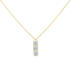 Collar Trilogia Oro Italiano 18 Kilates 40 cm