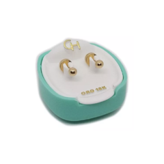 Aro Abridor Bolita 3 mm Oro 18ktes.