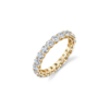 Anillo Eternidad Redondo Plata 925 Dorada