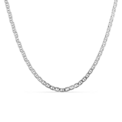 Cadena Eslabon Infinito Plata 925 60 cm Espesor 3 mm