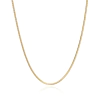 Cadena Birkin Oro Italiano 18 Kilates 40 cm Espesor 2 mm
