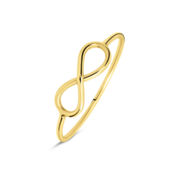 Anillo Infinito Oro Italiano 18 kilates