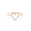 Anillo Corazon Plata 925 Dorada