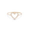 Anillo Corazon Plata 925 Dorada