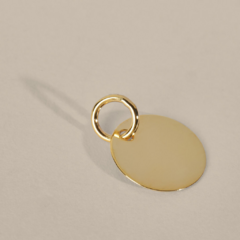 Medalla Redonda Oro 18 Kilates 17 mm - comprar online