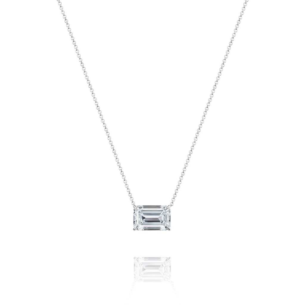 Collar Corte Emerald En Plata 925 thumbnail 3