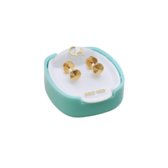 Aros abridores Facetados Oro 18 Kilates