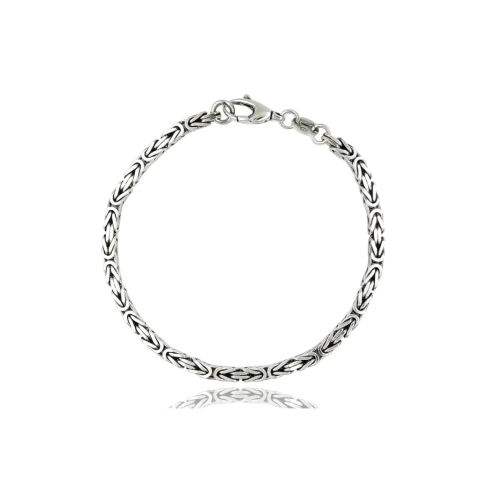 Pulsera Hombre Bizantina Plata 925